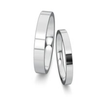 Wedding rings Infinity in palladium