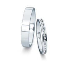 Wedding rings Infinity with diamonds 0.29ct