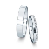Wedding rings Infinity with diamond 0.06ct