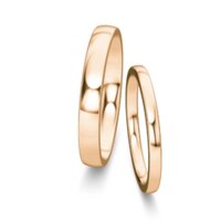 Wedding rings Modern/Romance in 14K rosé gold