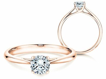 Engagement Rings Rose Gold With Diamond The Trend