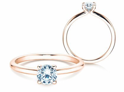 Engagement ring Classic 4 in rose gold